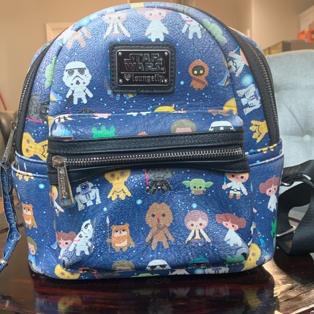 Loungefly x Star Wars Chibi Mini Backpack – Blue Print